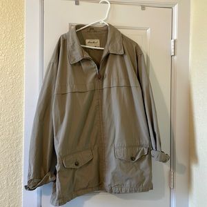 Men’s XL trench coat.